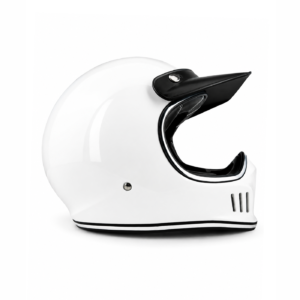 Ventilated Full-Face Helmet - White - Image 4