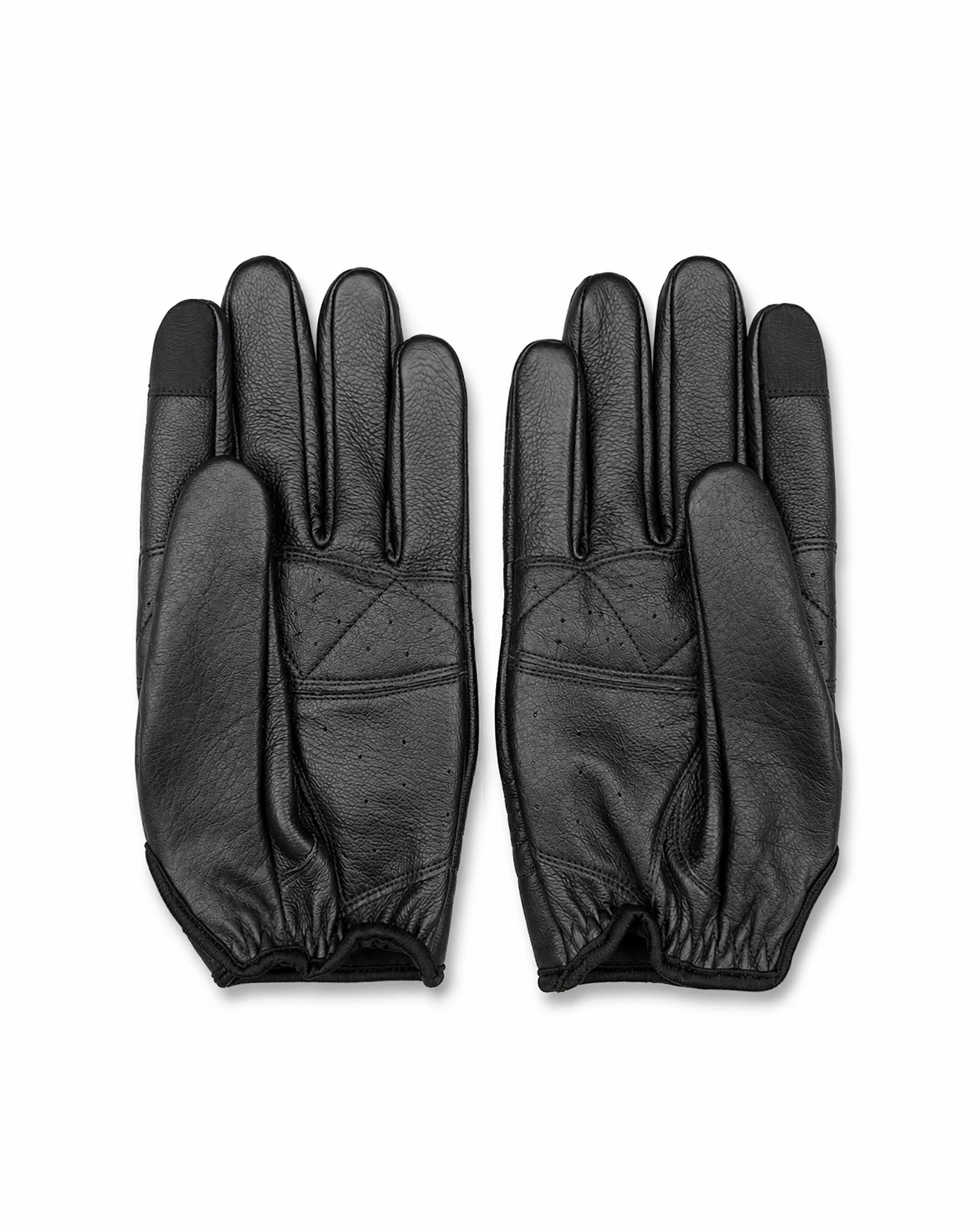 Retro Riding Gloves - Black - Image 4