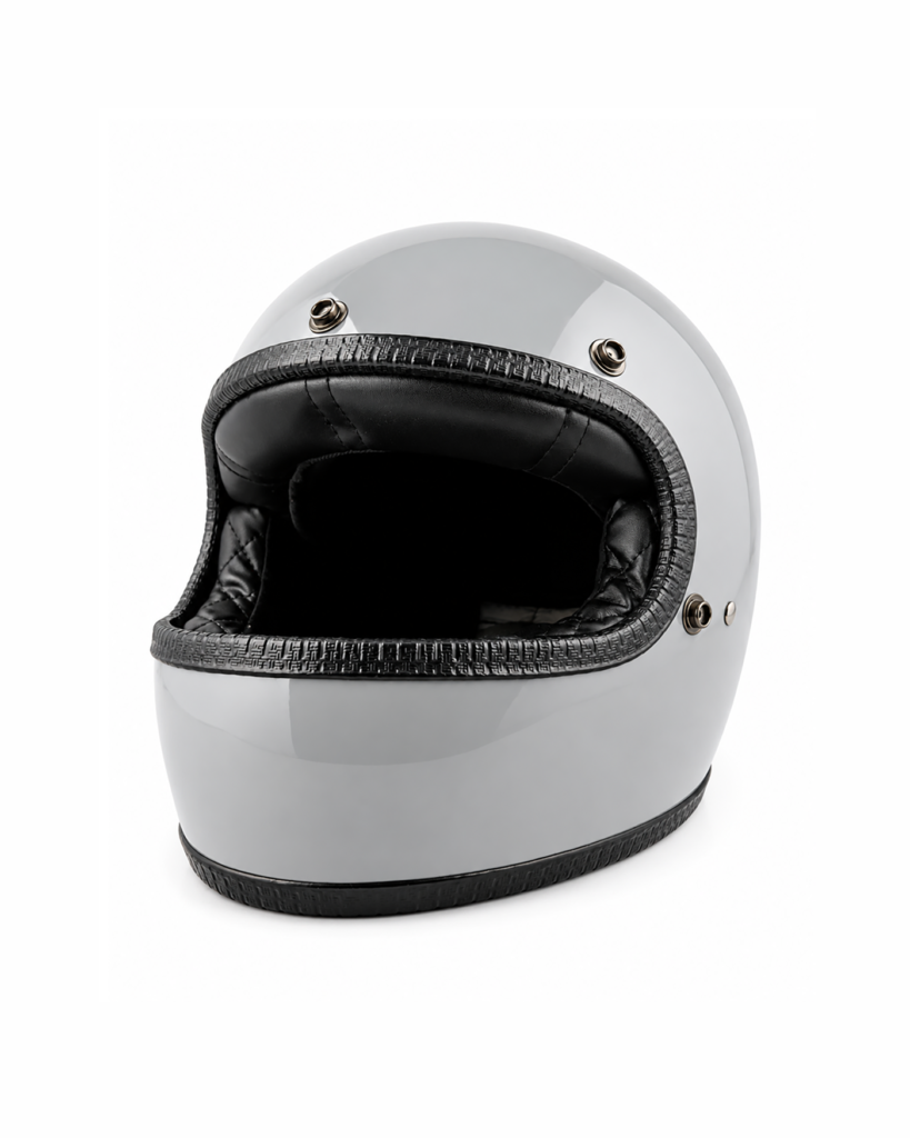 Streamlined Full-Face Helmet - Cement Ash