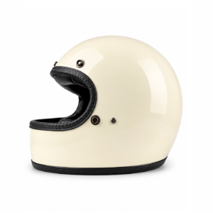 Streamlined Full-Face Helmet - Ivory White - Image 2