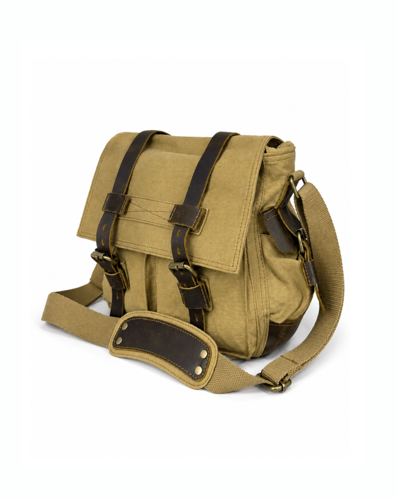 Heritage Messenger Bag - Khaki