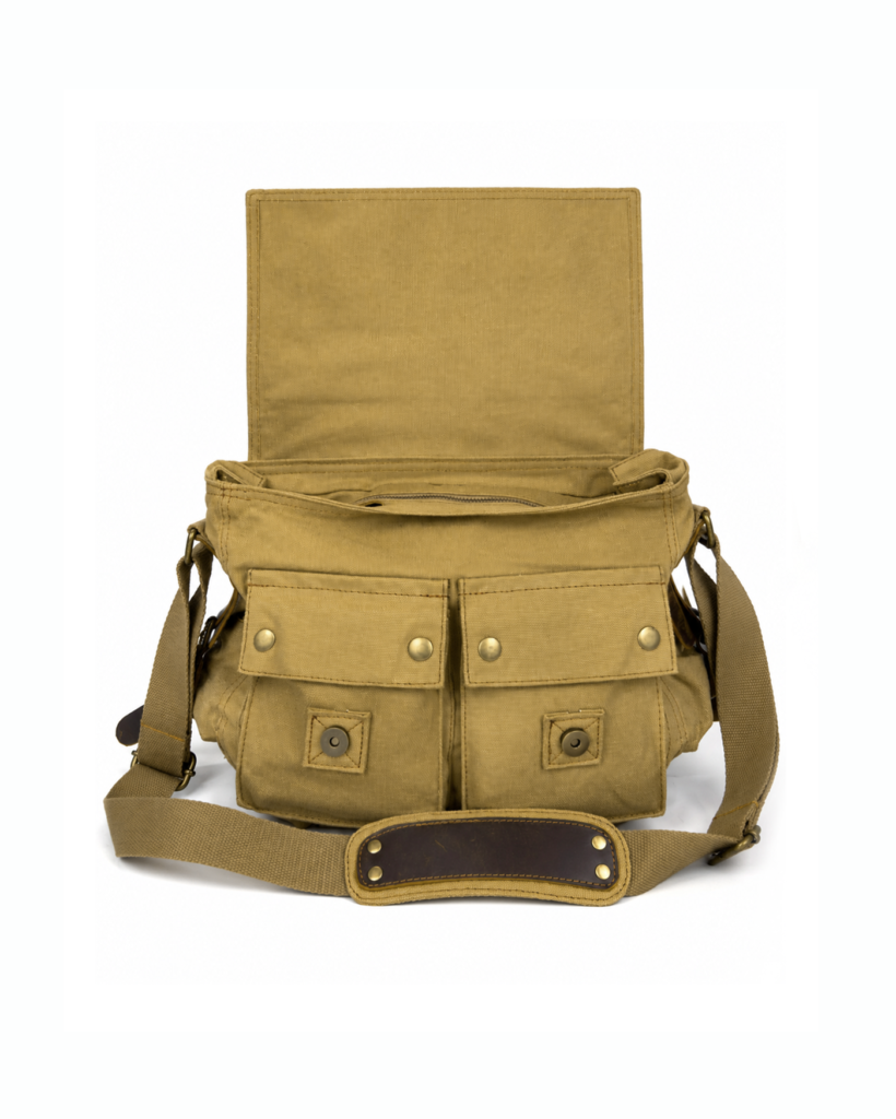 Heritage Messenger Bag - Khaki