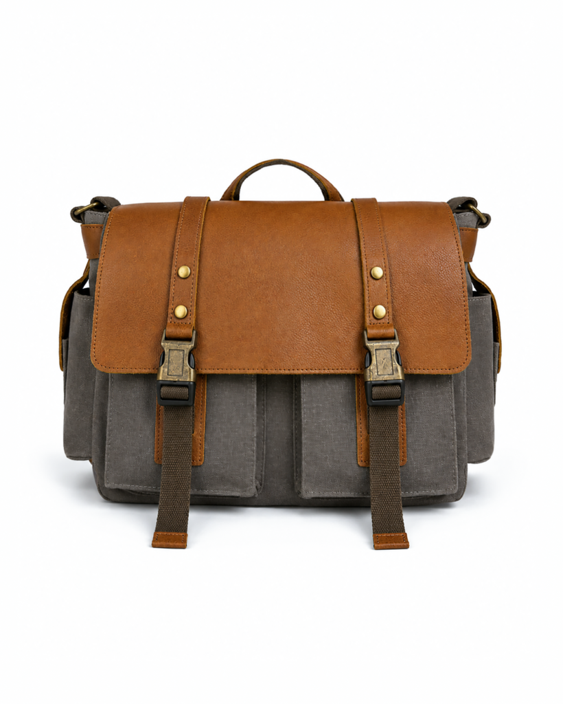 Urban Messenger Bag - Light Grey