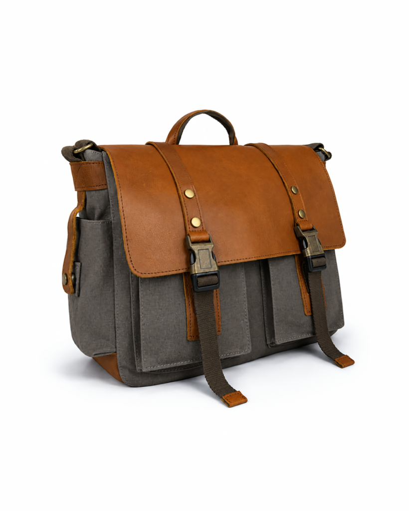 Urban Messenger Bag - Light Grey