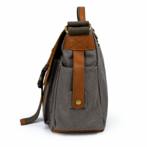 Urban Messenger Bag - Light Grey - Image 4