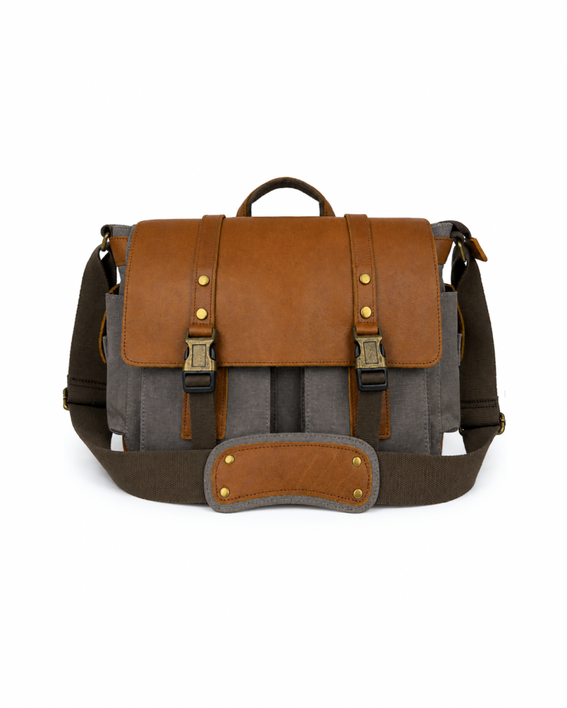 Urban Messenger Bag - Light Grey