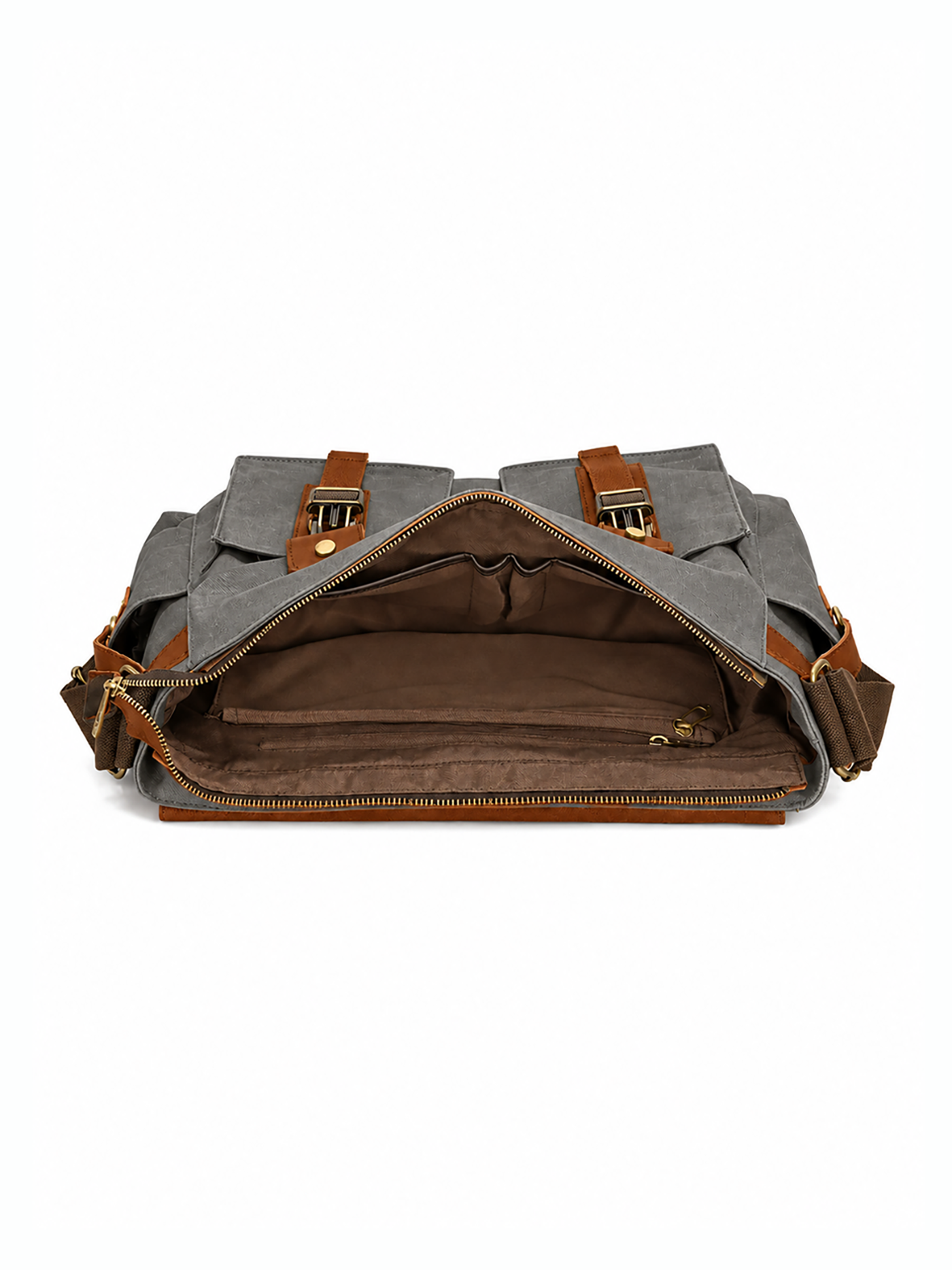 Urban Messenger Bag - Light Grey - Image 9