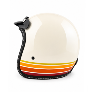 Retro Peak Half Helmet - Ivory White Retro - Image 2