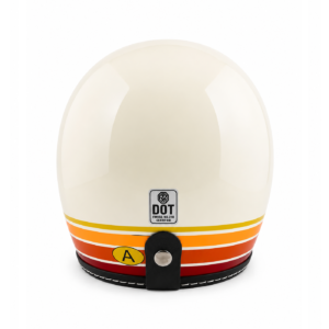 Retro Peak Half Helmet - Ivory White Retro - Image 3