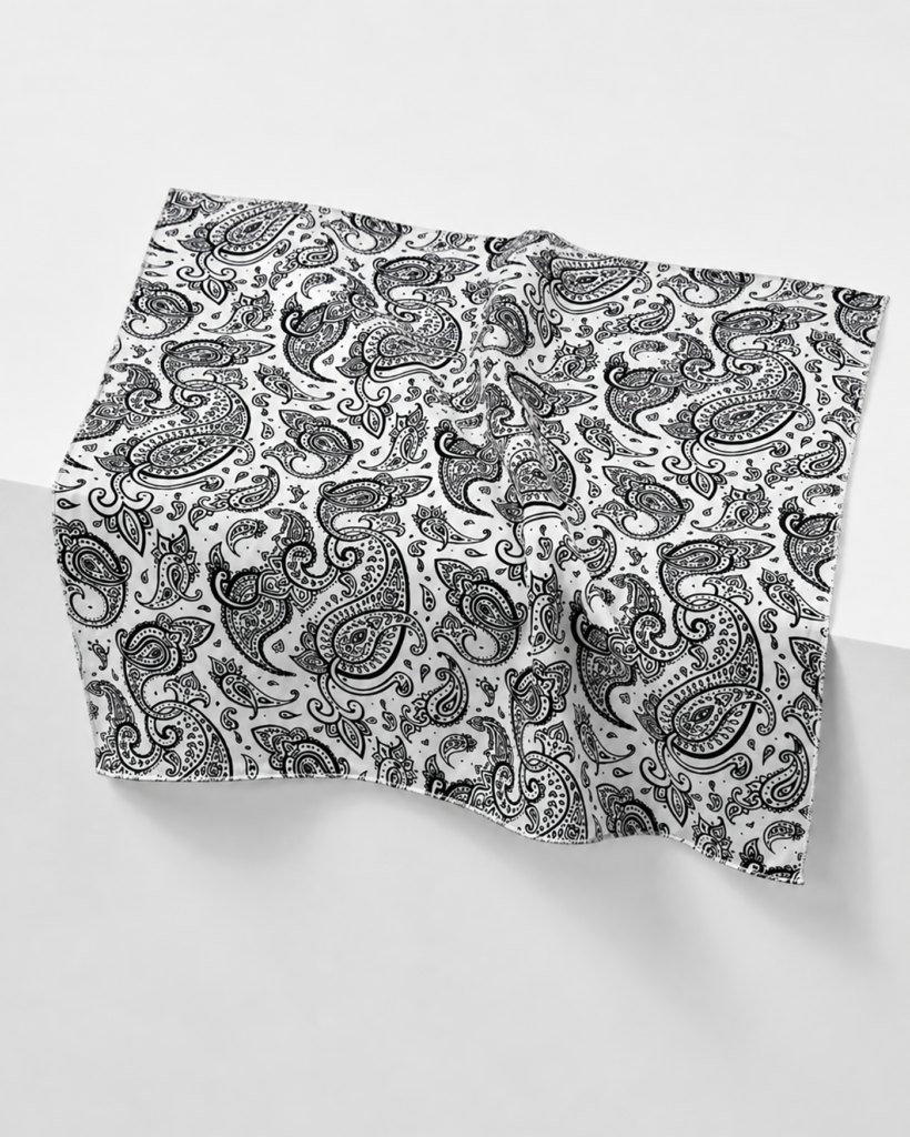 Classic Riding Bandana - White