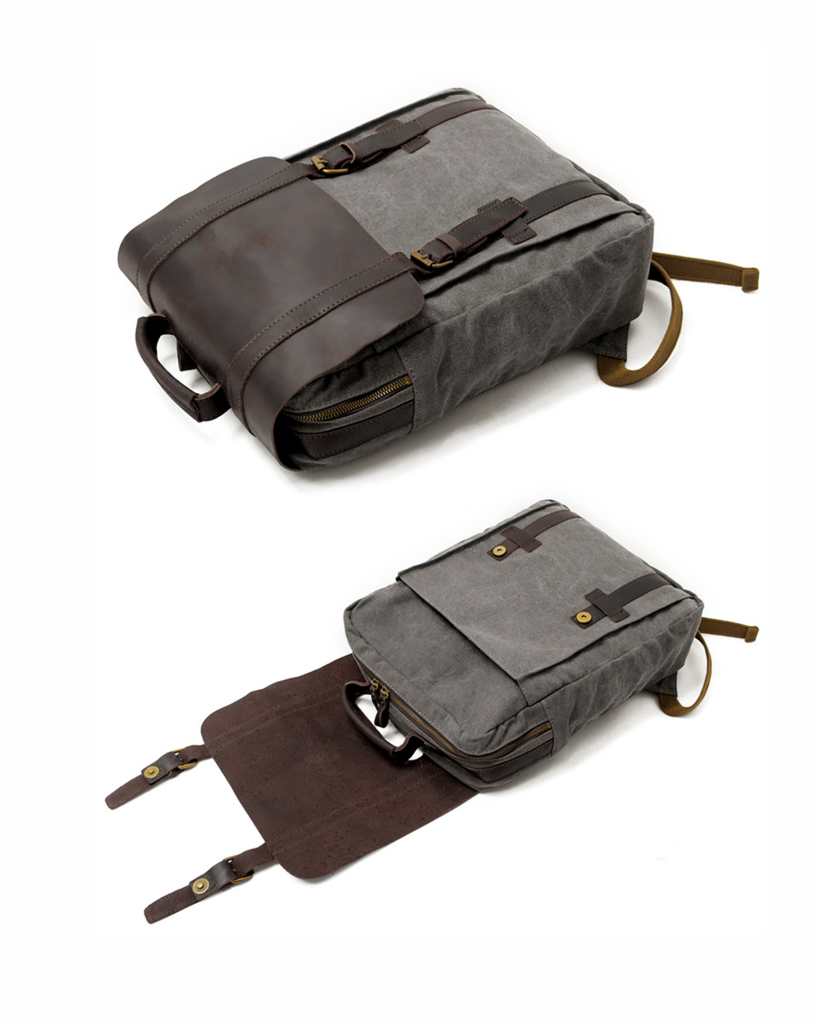 Classic Flap Backpack - Dark Grey