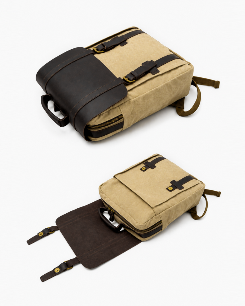 Classic Flap Backpack - Khaki