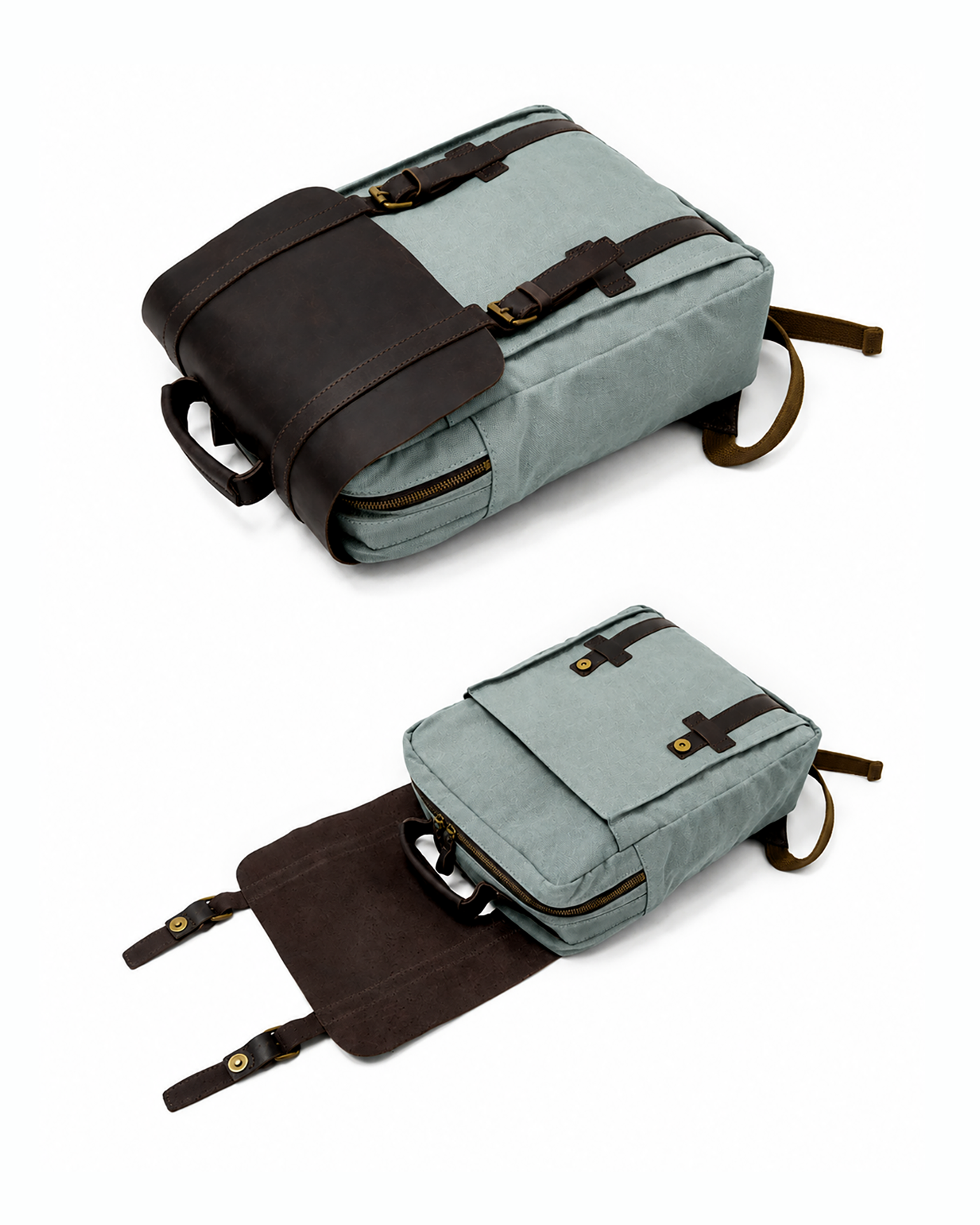 Classic Flap Backpack - Lake Green - Image 1