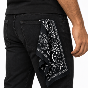Classic Riding Bandana - Black - Image 3