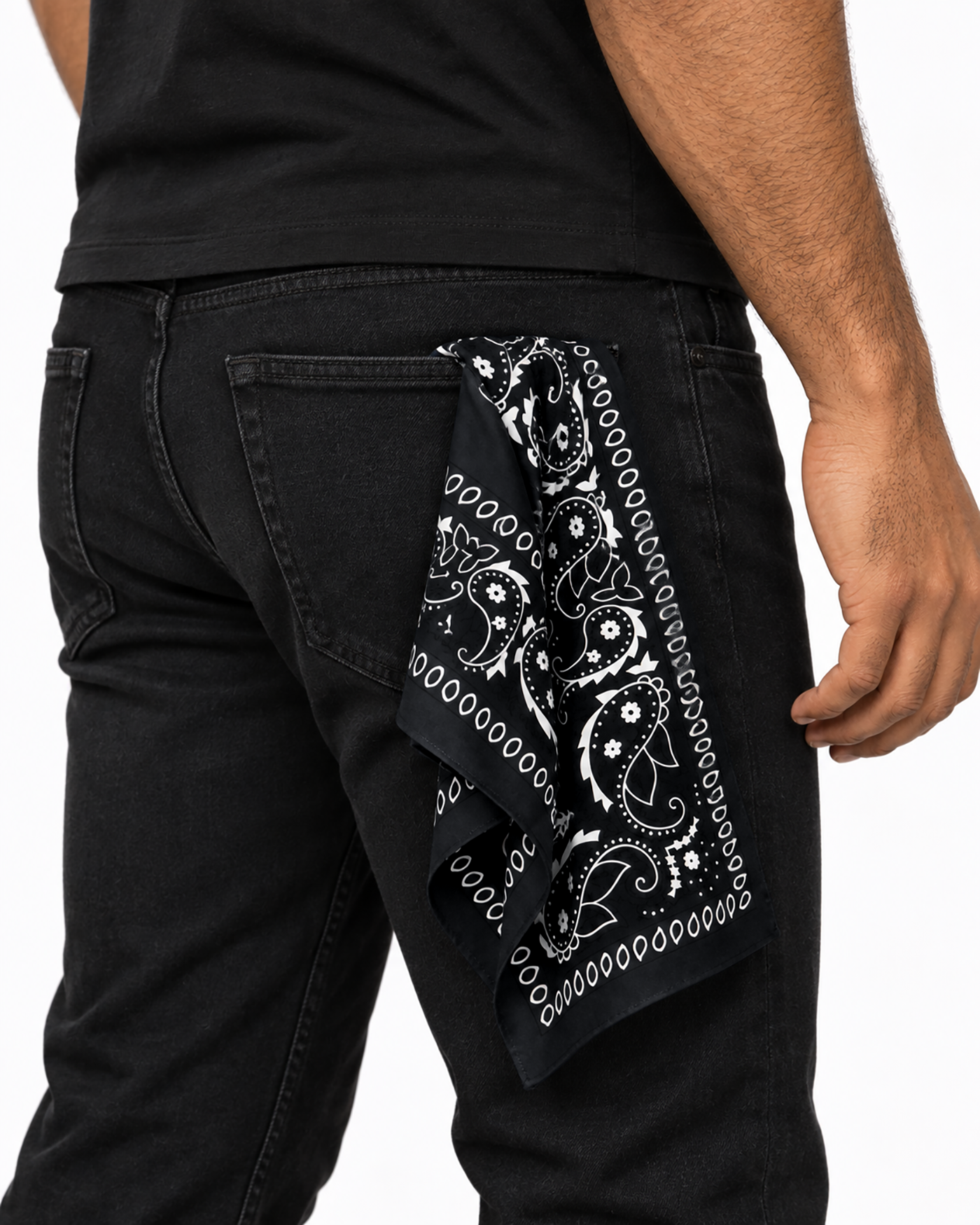 Classic Riding Bandana - Black - Image 3
