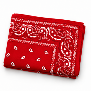 Classic Riding Bandana - Red - Image 4
