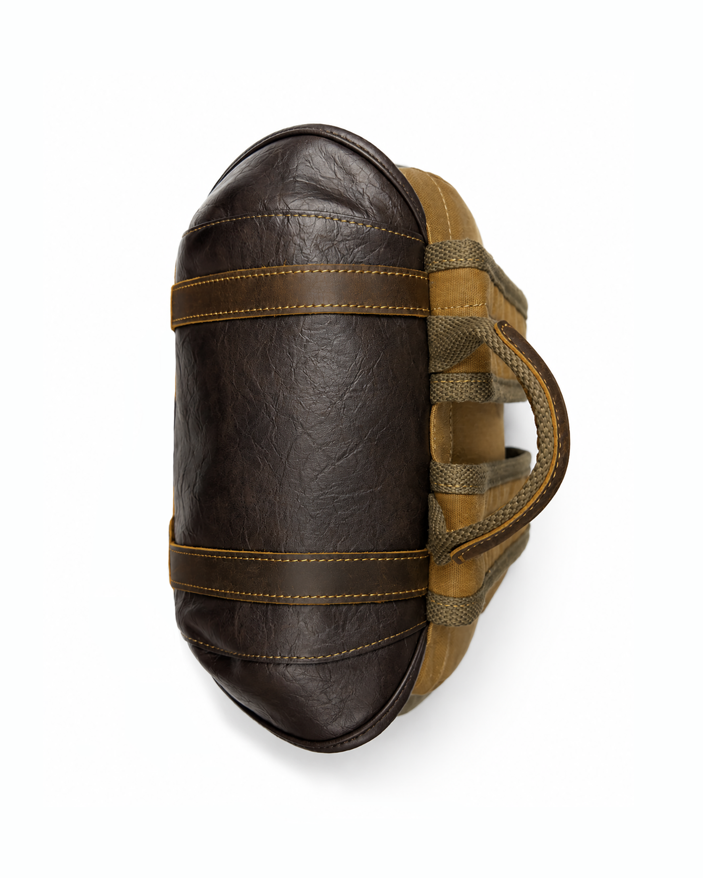 Waxed Finish Backpack - Earthy Brown - Image 7